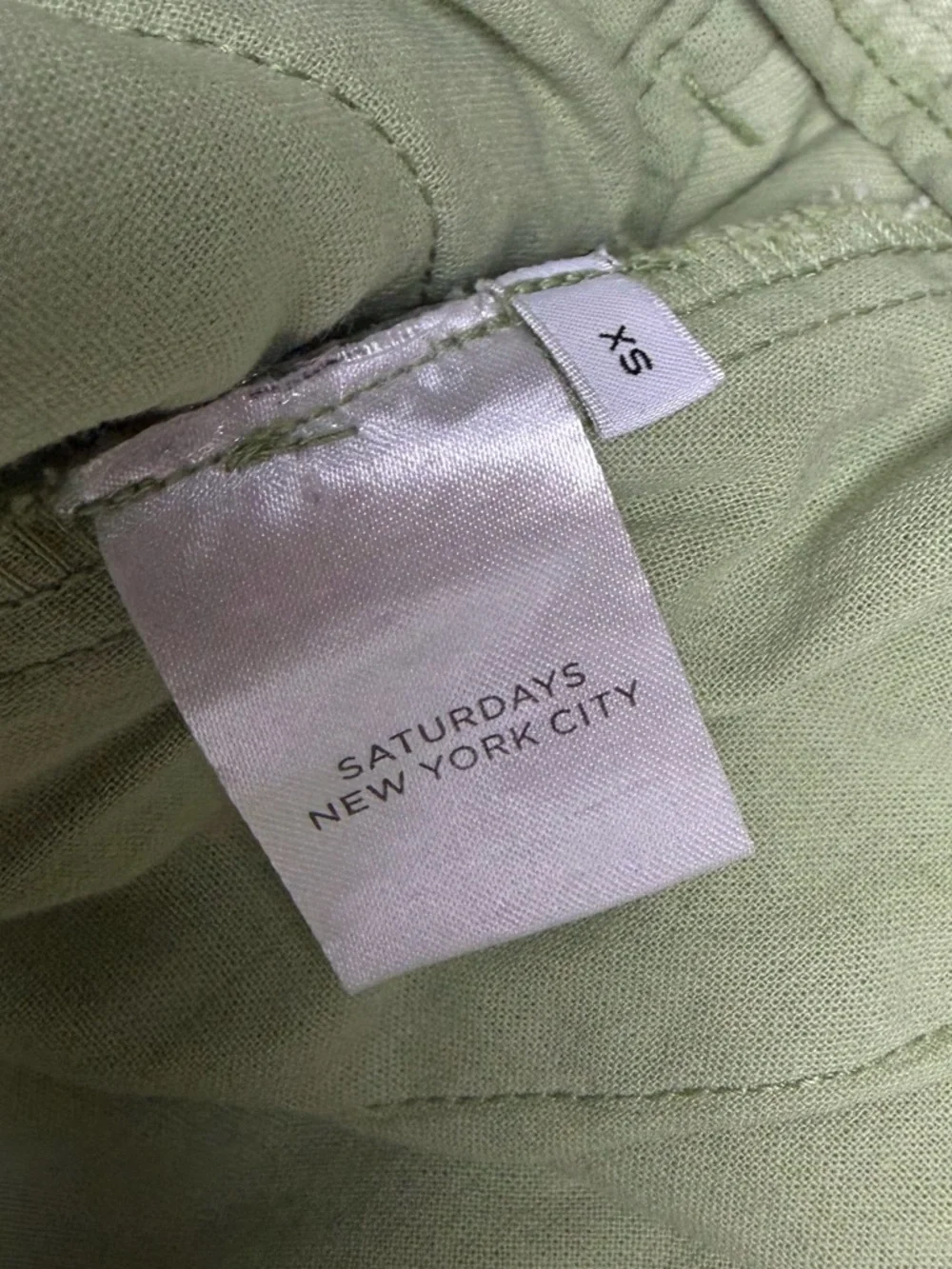 Saturdays New York City Pastel Mint Top - Picture 3 of 9